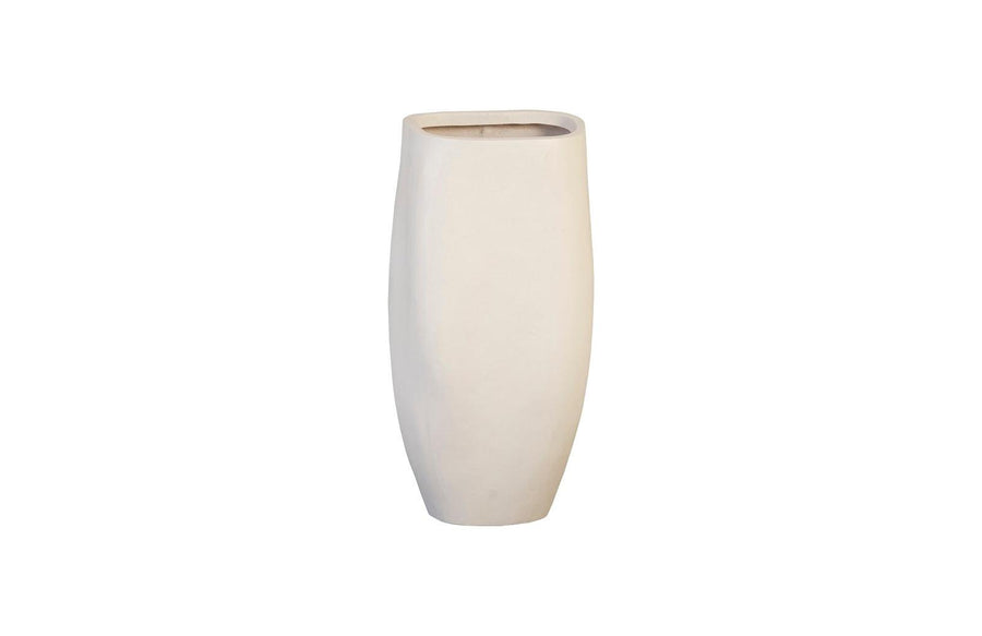 SwayLiving Claire Planter, Large, White PLANTERS