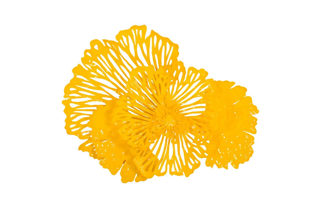 SwayLiving Flower Wall Art, Small, Dandelion, Metal WALL ACCENTS