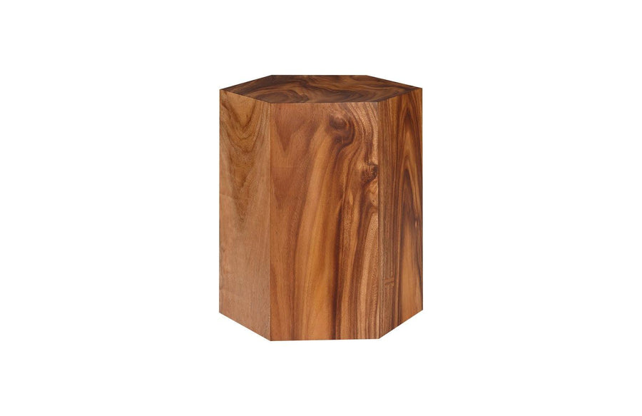 SwayLiving Honeycomb Side Table, Chamcha Wood, LG ACCENT TABLES