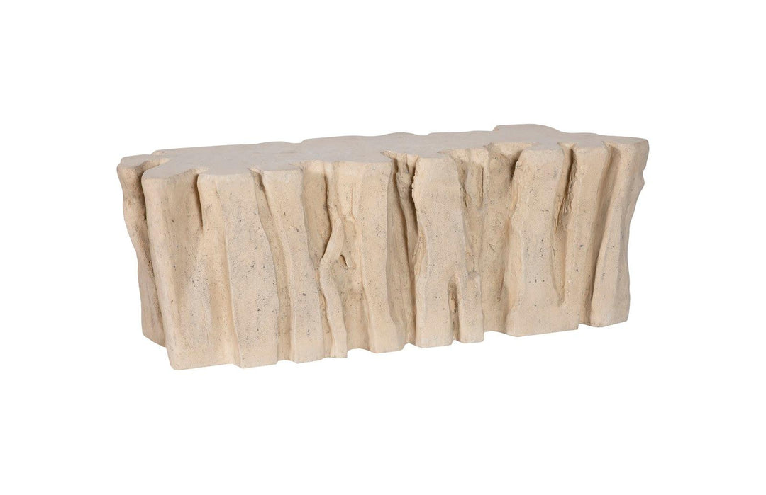 SwayLiving Freeform Root Bench, Roman Stone BENCHES