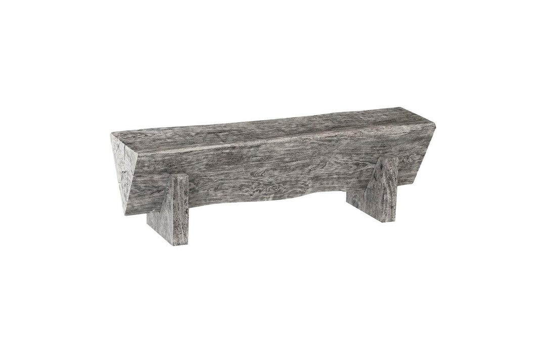 SwayLiving Triangle Bench, Gray Stone BENCHES