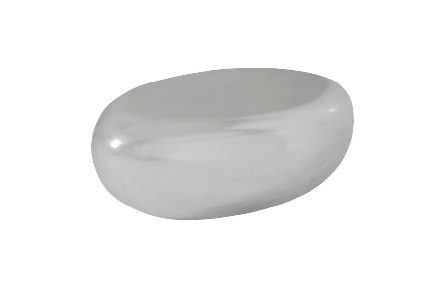 SwayLiving River Stone Coffee Table, Small, Silver Leaf COFFEE TABLES