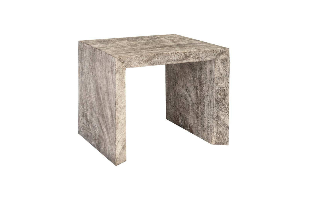 SwayLiving Waterfall Side Table, Gray Stone ACCENT TABLES