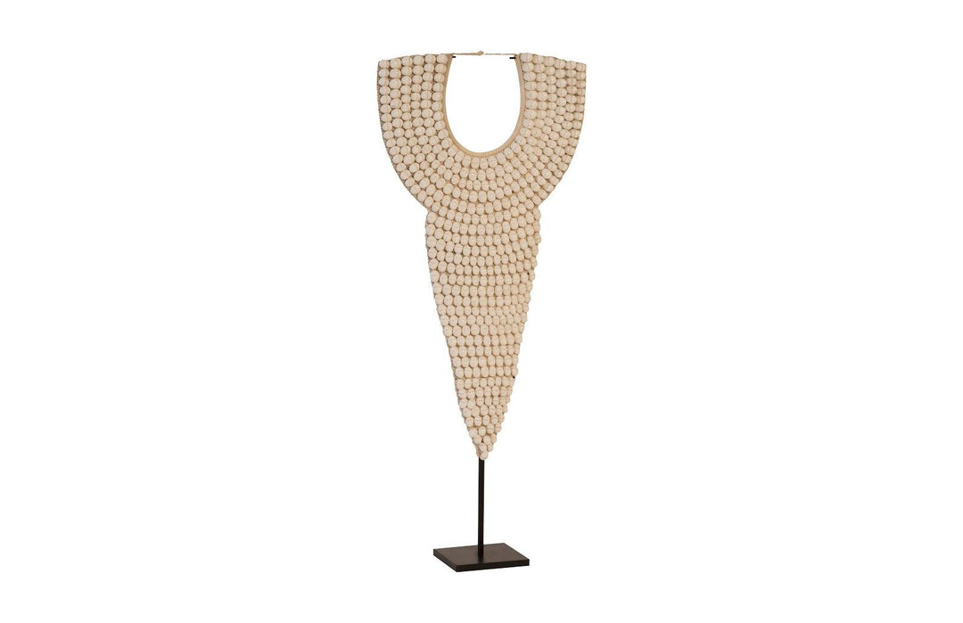 SwayLiving Shell Necklace Sculpture, on stand DECORATIVE OBJECTS