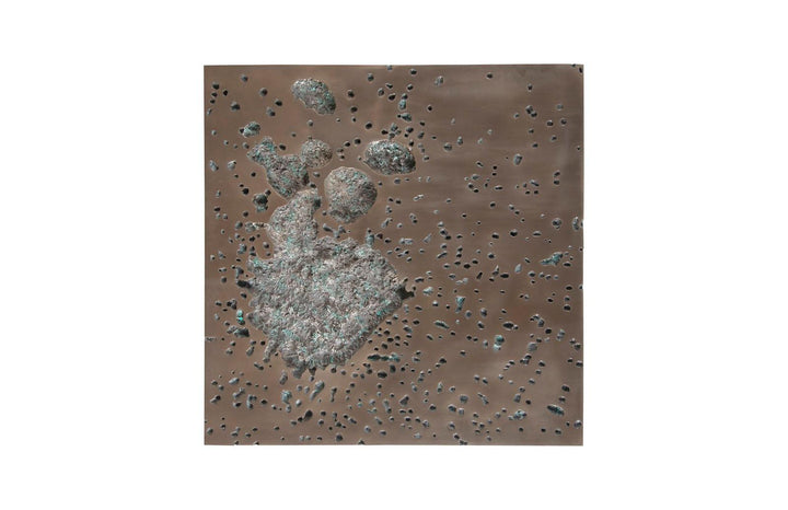 SwayLiving Splotch Wall Art, Square, Bronze Finish WALL ACCENTS