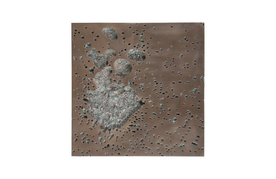 SwayLiving Splotch Wall Art, Square, Bronze Finish WALL ACCENTS