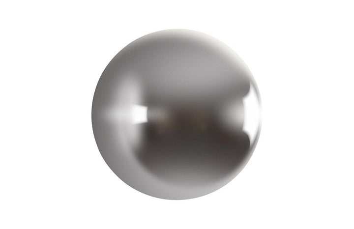 SwayLiving Ball on the Wall, Large, Polished Aluminum Finish WALL ACCENTS