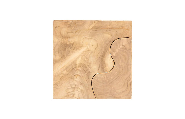 12"D x 12"W x 39"H/Square, Bleached,  LG