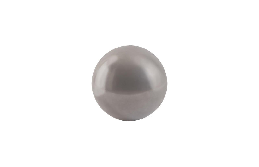 SwayLiving Floor Ball, Small, Polished Aluminum Finish DECORATIVE OBJECTS