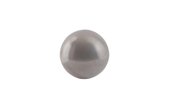 SwayLiving Floor Ball, Small, Polished Aluminum Finish DECORATIVE OBJECTS