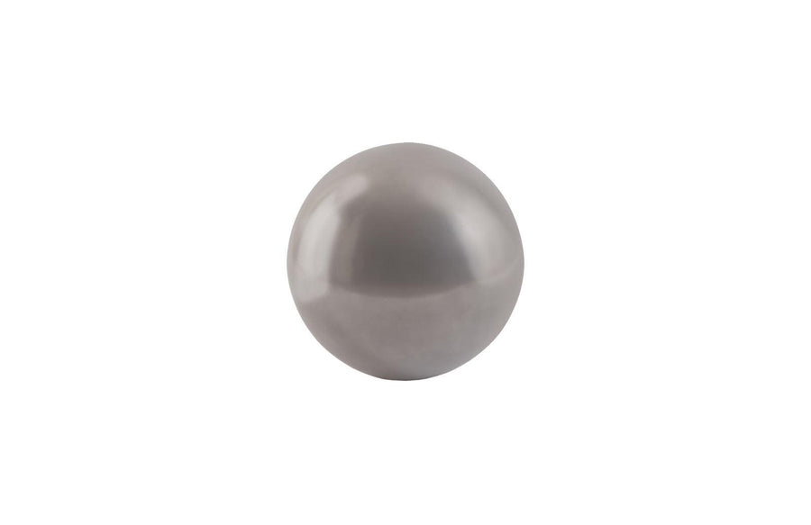 SwayLiving Floor Ball, Small, Polished Aluminum Finish DECORATIVE OBJECTS