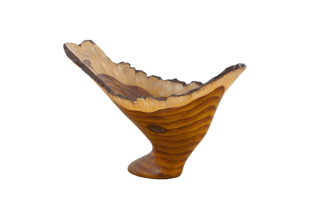 SwayLiving Burled Vase, Faux Bois VASES, JARS, + BOTTLES