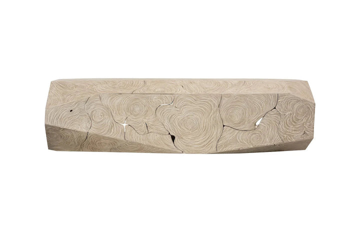 59"D x 16"W x 30"H/Oat Finish