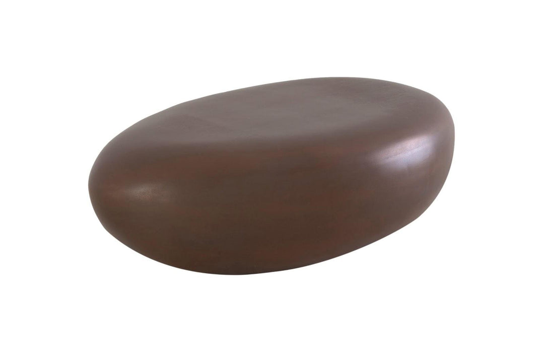 SwayLiving River Stone Coffee Table, Small, Resin, Bronze Finish COFFEE TABLES