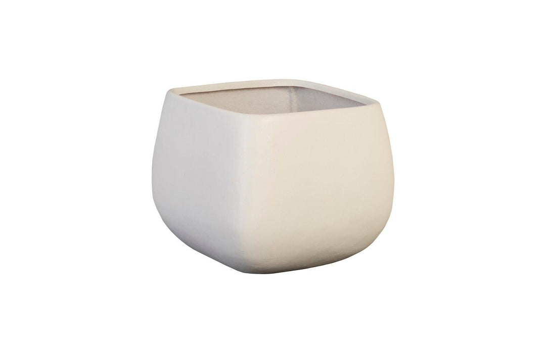 SwayLiving Ava Planter, Large, White PLANTERS