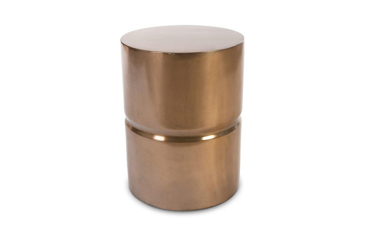 SwayLiving Stacked Stool, Bronze OTTOMANS, POUFS, + STOOLS