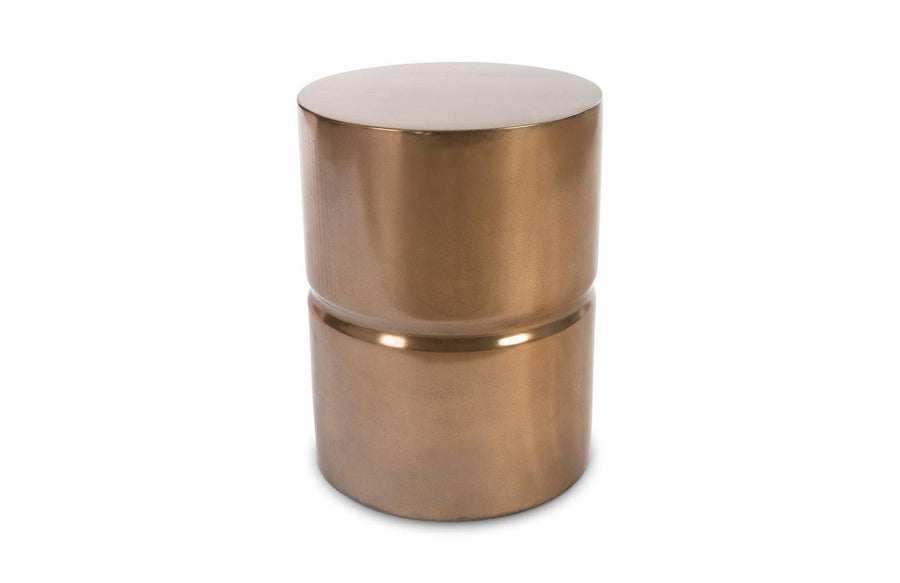 SwayLiving Stacked Stool, Bronze OTTOMANS, POUFS, + STOOLS
