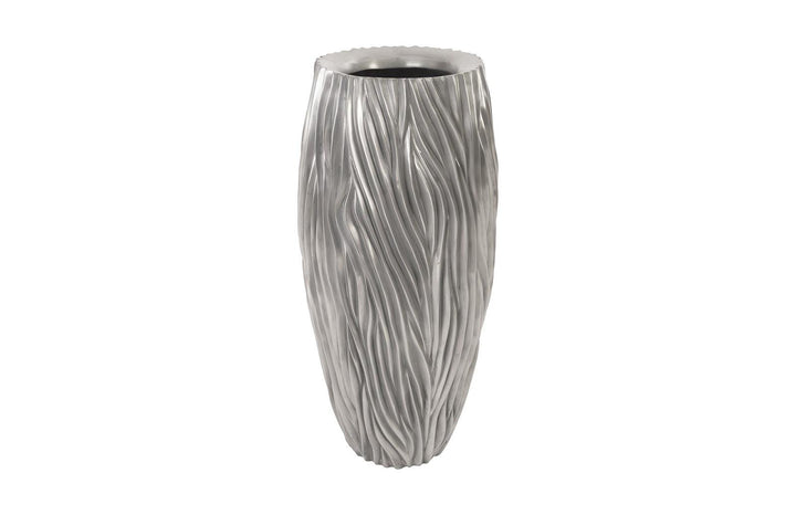 SwayLiving Alon Planter, Polished Aluminium PLANTERS