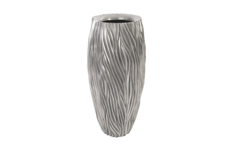 SwayLiving Alon Planter, Polished Aluminium PLANTERS