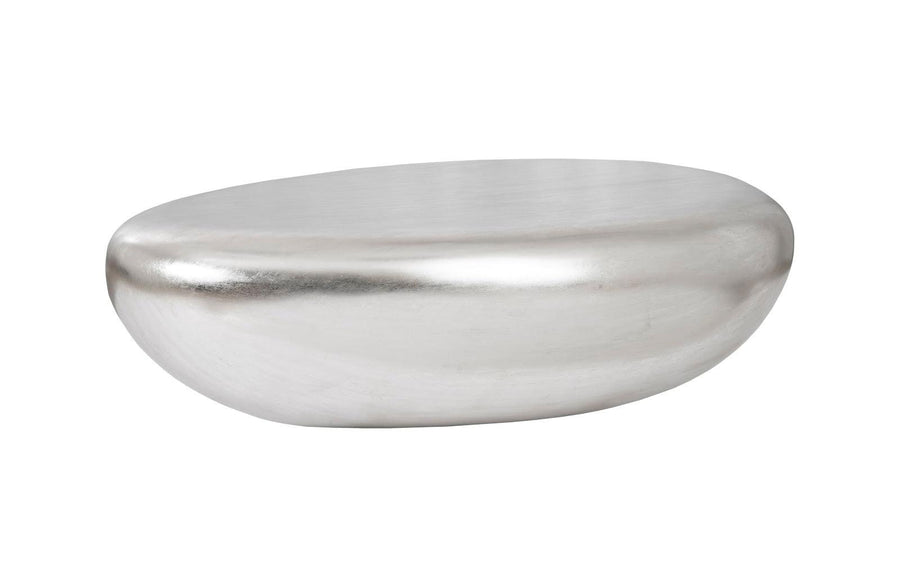 SwayLiving River Stone Coffee Table, Silver Leaf, Large COFFEE TABLES
