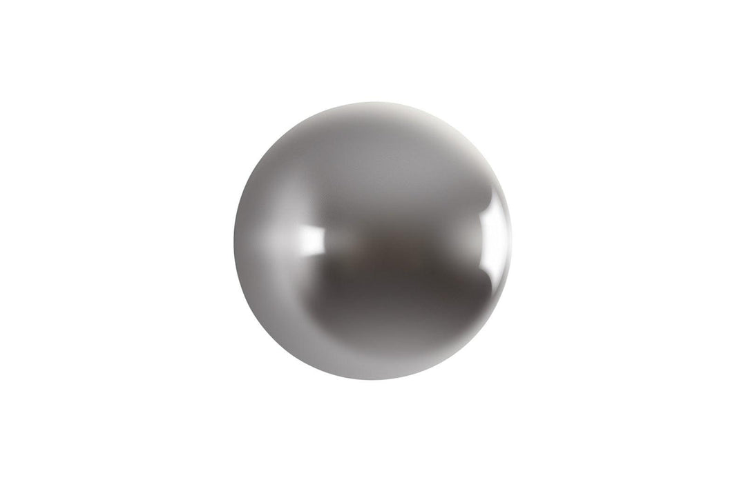 SwayLiving Ball on the Wall, Medium, Polished Aluminum Finish WALL ACCENTS