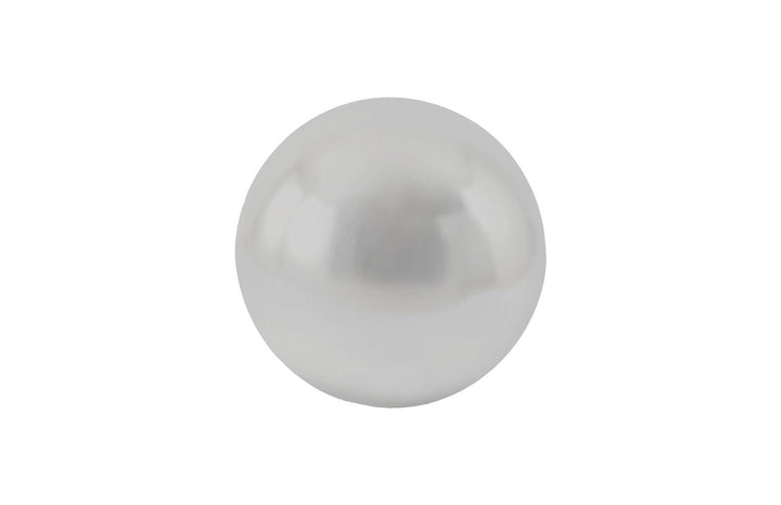 SwayLiving Floor Ball, Medium, Silver Leaf DECORATIVE OBJECTS
