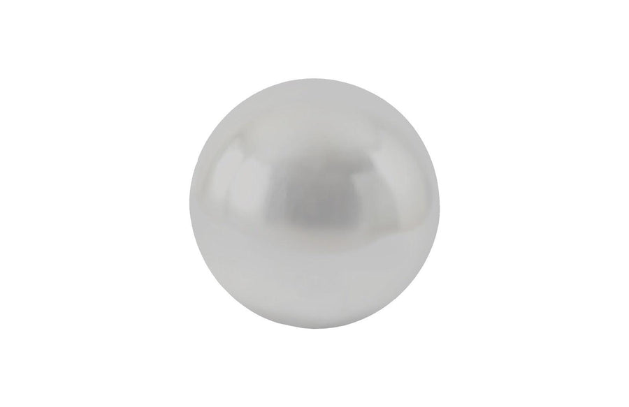 SwayLiving Floor Ball, Medium, Silver Leaf DECORATIVE OBJECTS