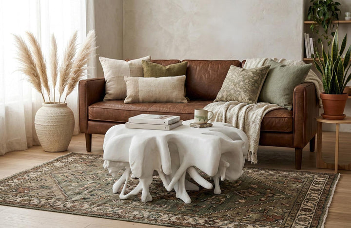 Cast Coffee Table Round in setting