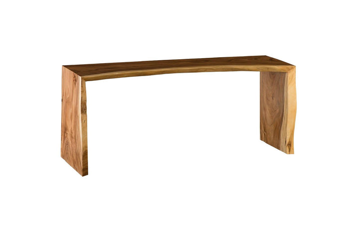 SwayLiving Waterfall Counter Table, Natural CONSOLE TABLES