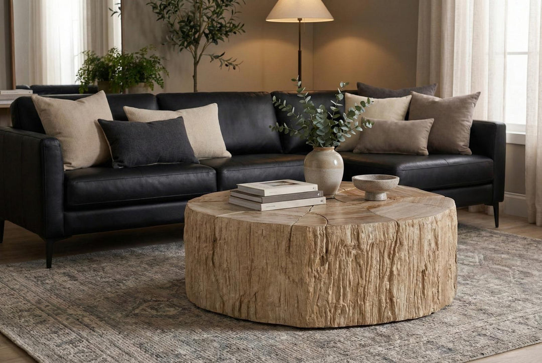 Converge Petrified Coffee Table in setting