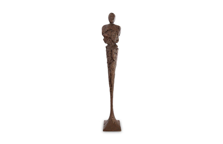 SwayLiving Tall Chiseled Male Sculpture, Resin, Bronze Finish DECORATIVE OBJECTS
