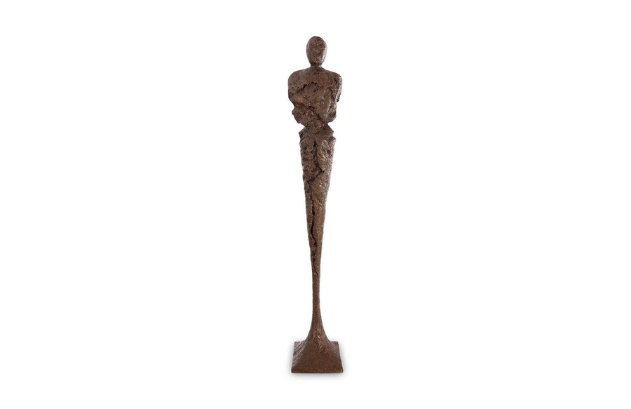SwayLiving Tall Chiseled Male Sculpture, Resin, Bronze Finish DECORATIVE OBJECTS