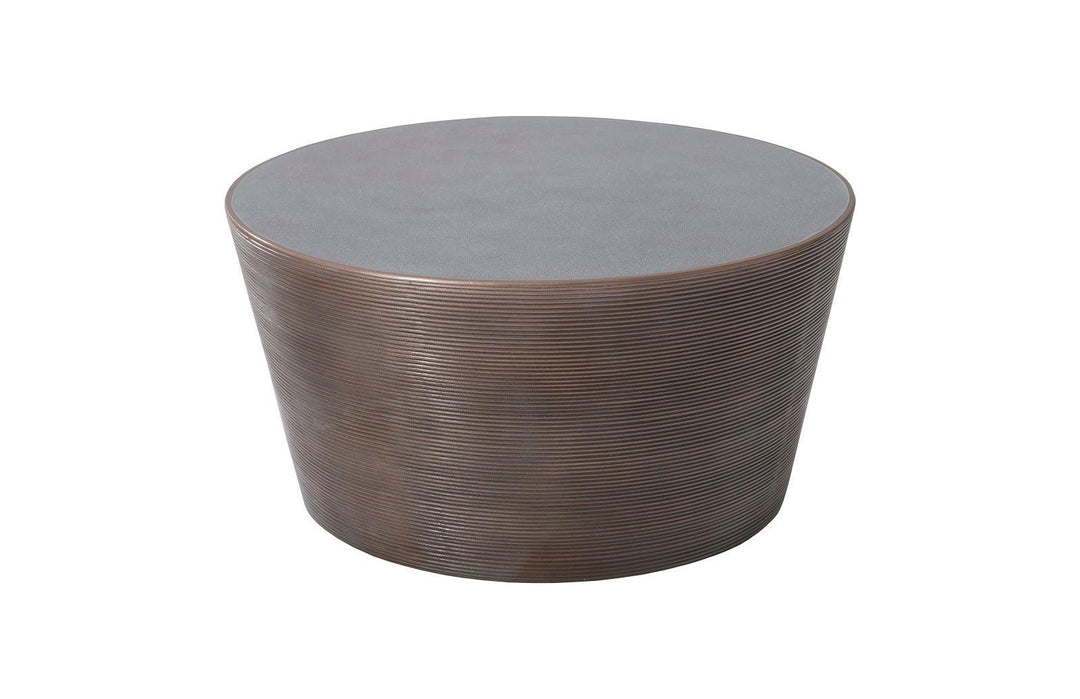 SwayLiving Kono Coffee Table, Bronze Finish with Concrete Top COFFEE TABLES
