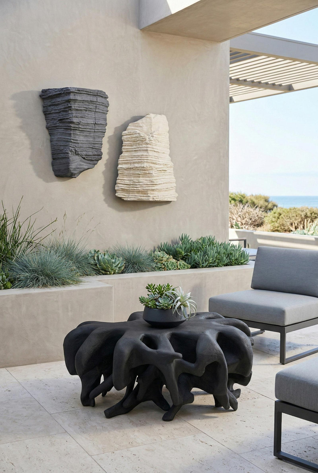 Cast Coffee Table in setting