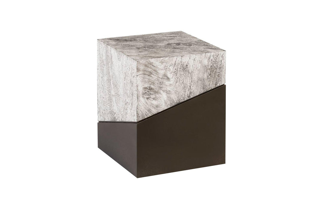 SwayLiving Geometry Stool, Gray Stone OTTOMANS, POUFS, + STOOLS
