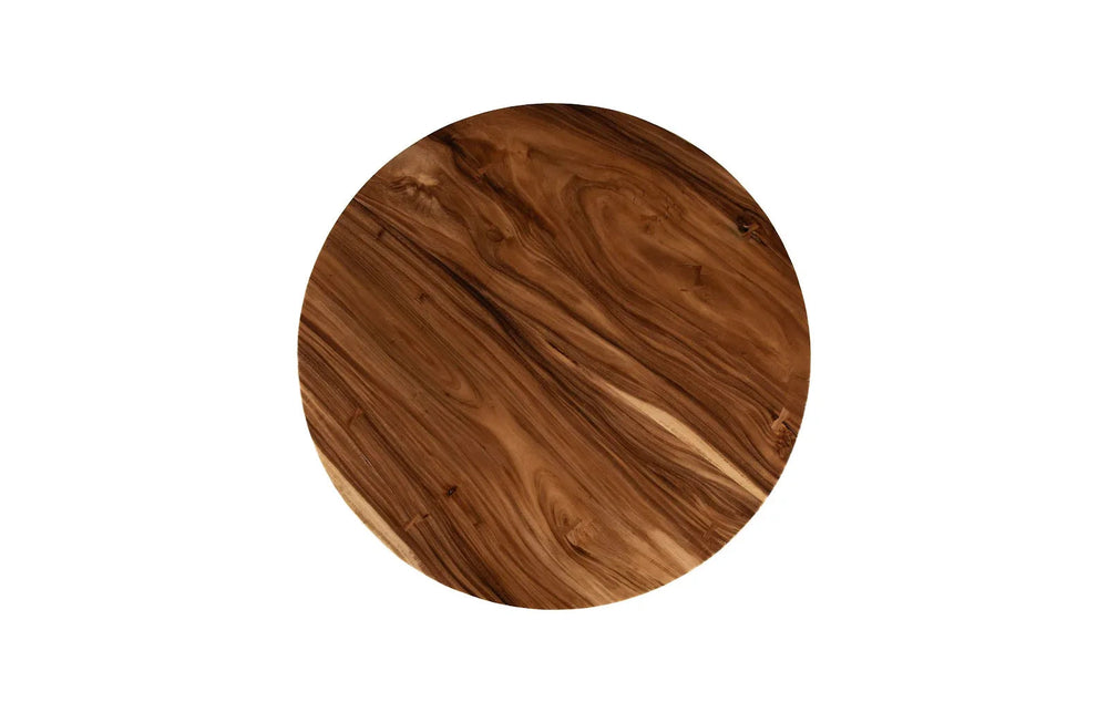 SwayLiving SwayLiving Floating Round Dining Table With Acrylic Legs