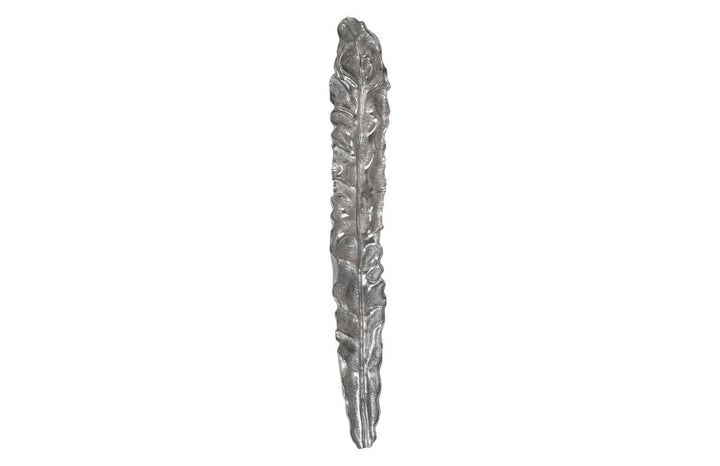 SwayLiving Petiole Wall Leaf, Liquid Silver, Colossal, Version A WALL ACCENTS