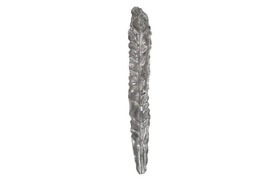 SwayLiving Petiole Wall Leaf, Liquid Silver, Colossal, Version A WALL ACCENTS
