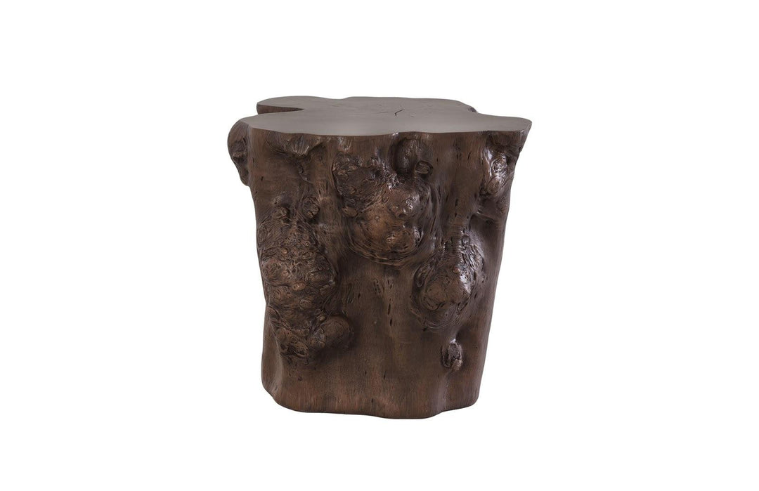 SwayLiving Log Side Table, Bronze ACCENT TABLES