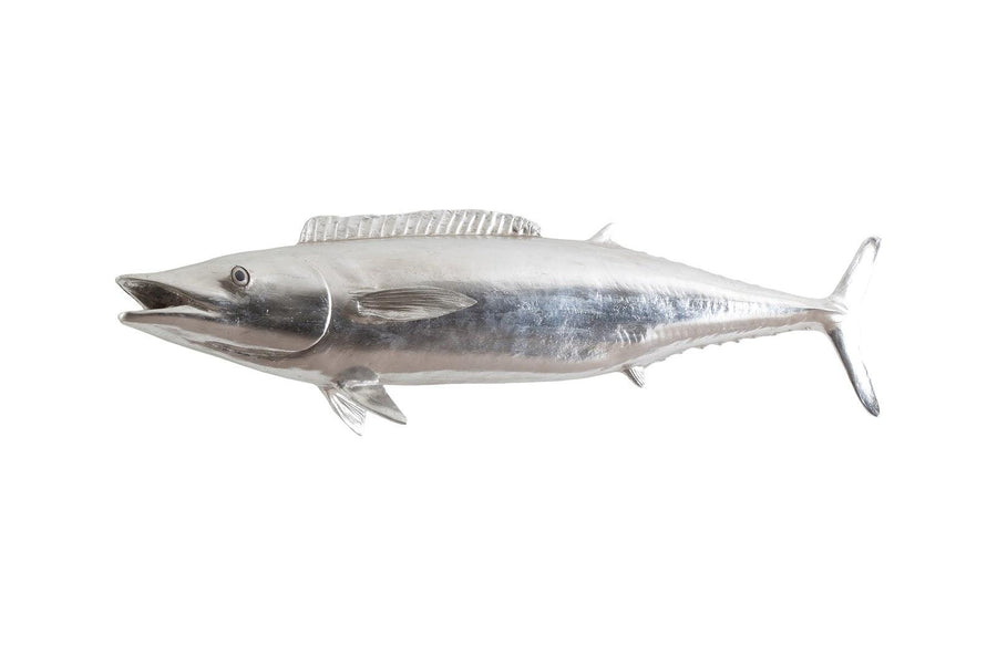 SwayLiving Wahoo Fish, Silver Leaf WALL ACCENTS
