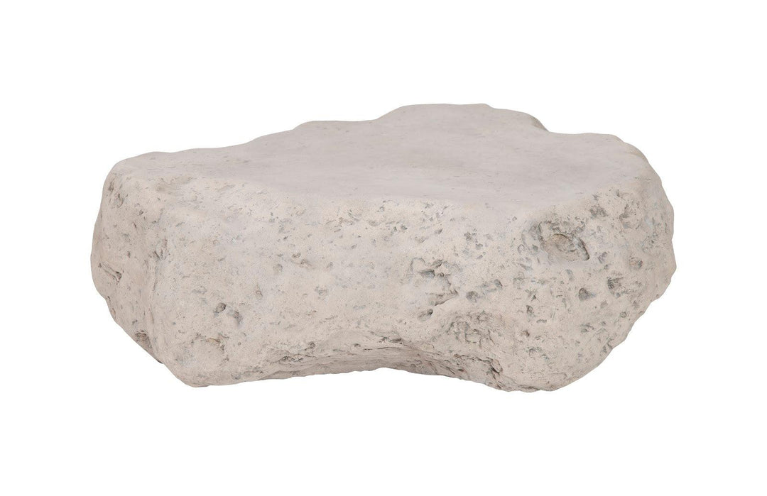 SwayLiving Cast Boulder Coffee Table, Roman Stone, SM COFFEE TABLES