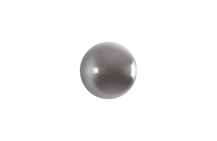 SwayLiving Ball on the Wall, Small, Polished Aluminum Finish WALL ACCENTS