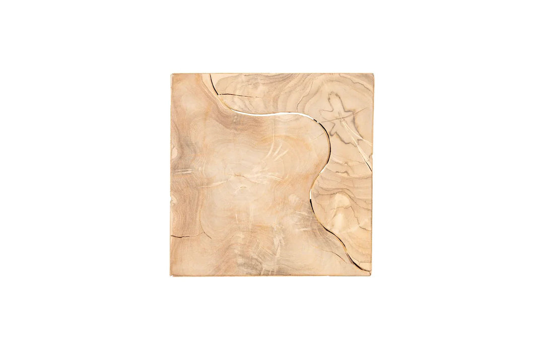 12"D x 12"W x 32"H/Square, Bleached, MD