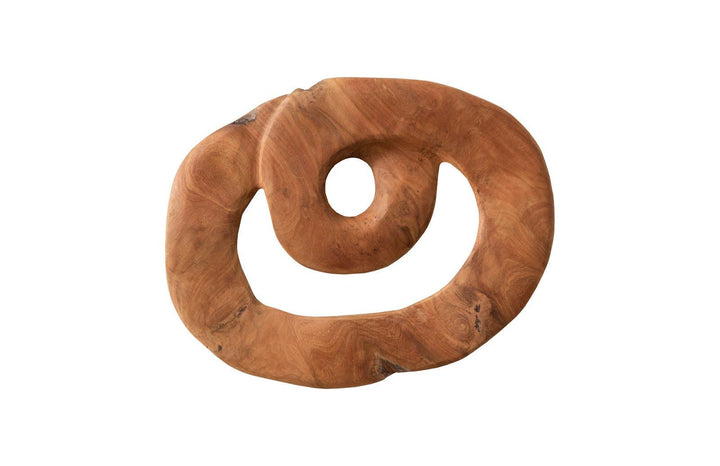SwayLiving Swirl Wall Tile, Teak Wood, Assorted WALL ACCENTS