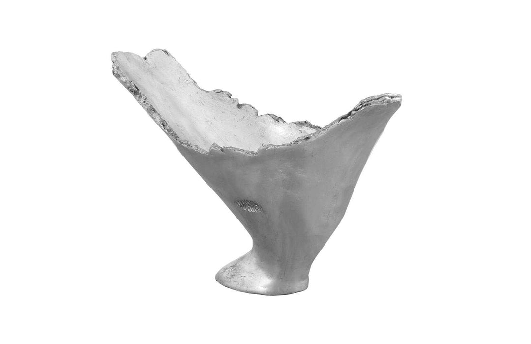 SwayLiving Burled Vase, Silver Leaf VASES, JARS, + BOTTLES