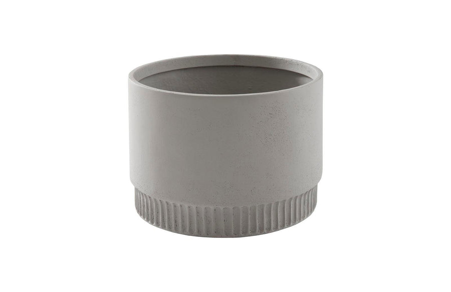 SwayLiving Harvest Planter, Large, Light Gray PLANTERS