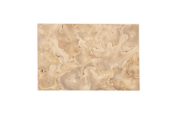 47"D x 31"W x 15"H/Rectangle, Bleached