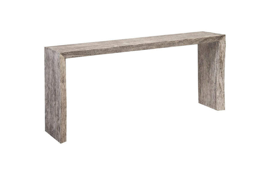 SwayLiving Waterfall Console Table, Gray Stone CONSOLE TABLES
