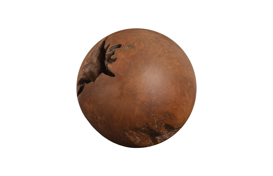 SwayLiving Teak Wood Ball, Medium DECORATIVE OBJECTS