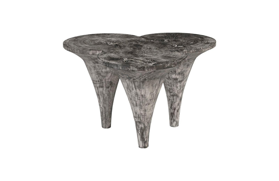 SwayLiving Marley Coffee Table, Chamcha Wood, Gray Stone Finish COFFEE TABLES